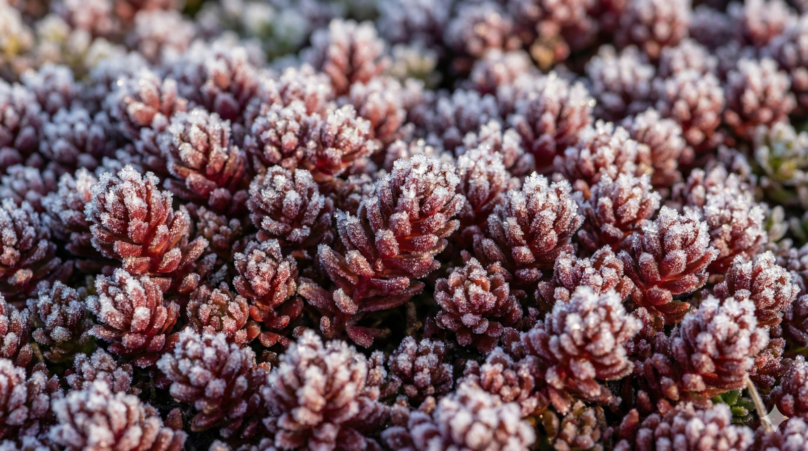 Sedum növények télen Sedum növények télen