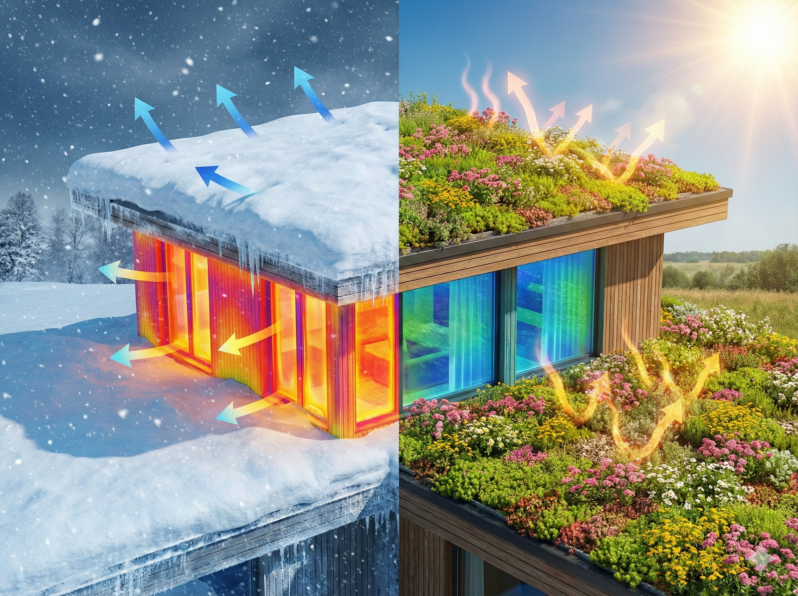 Zöldtető hőszigetelés